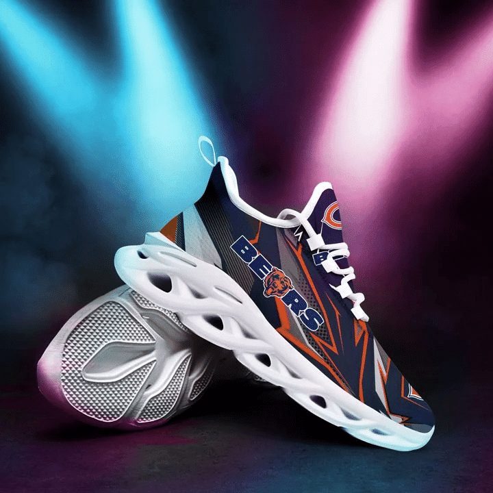Ideafootwear Chicago Bears NFL Max Soul Shoes Sneakers For Men And Women