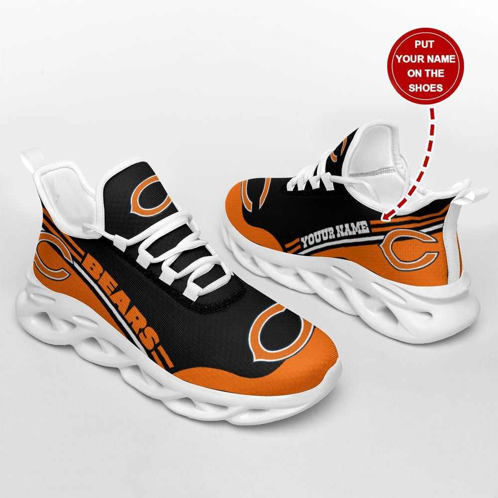 Ideafootwear Chicago Bears NFL Max Soul Shoes Sneakers For Men And Women