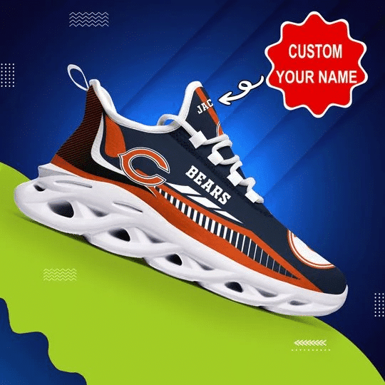 Ideafootwear Chicago Bears NFL Max Soul Shoes Sneakers For Men And Women