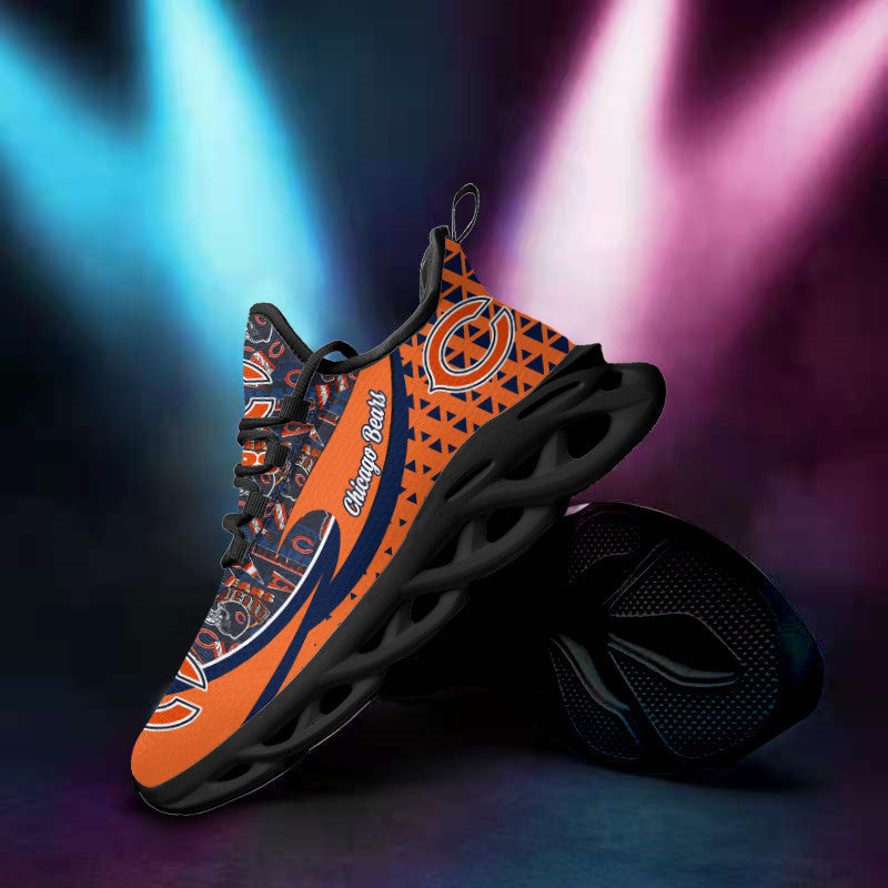 Ideafootwear Chicago Bears NFL Max Soul Shoes Sneakers For Men And Women