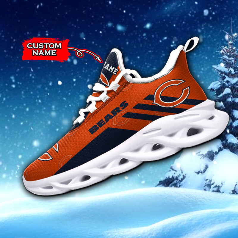 Ideafootwear Chicago Bears NFL Max Soul Shoes Sneakers For Men And Women