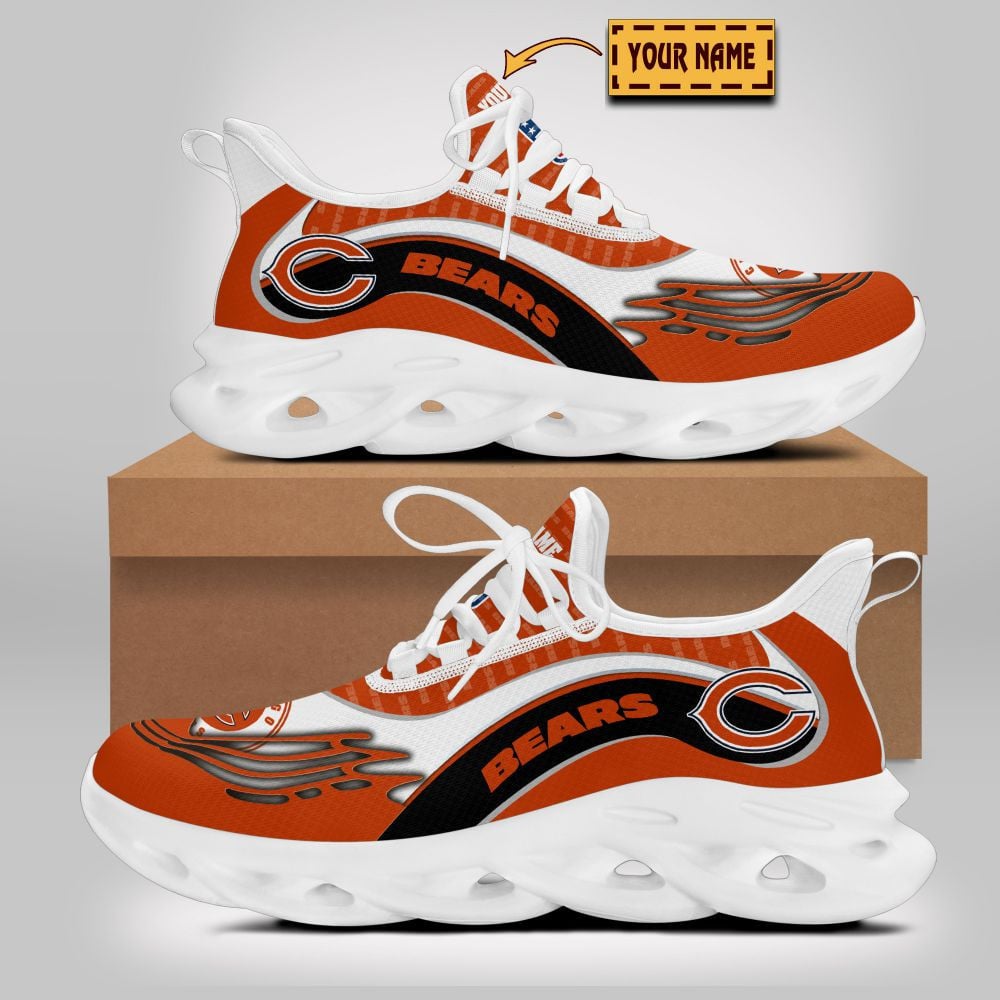 Ideafootwear Chicago Bears NFL Max Soul Shoes Sneakers For Men And Women