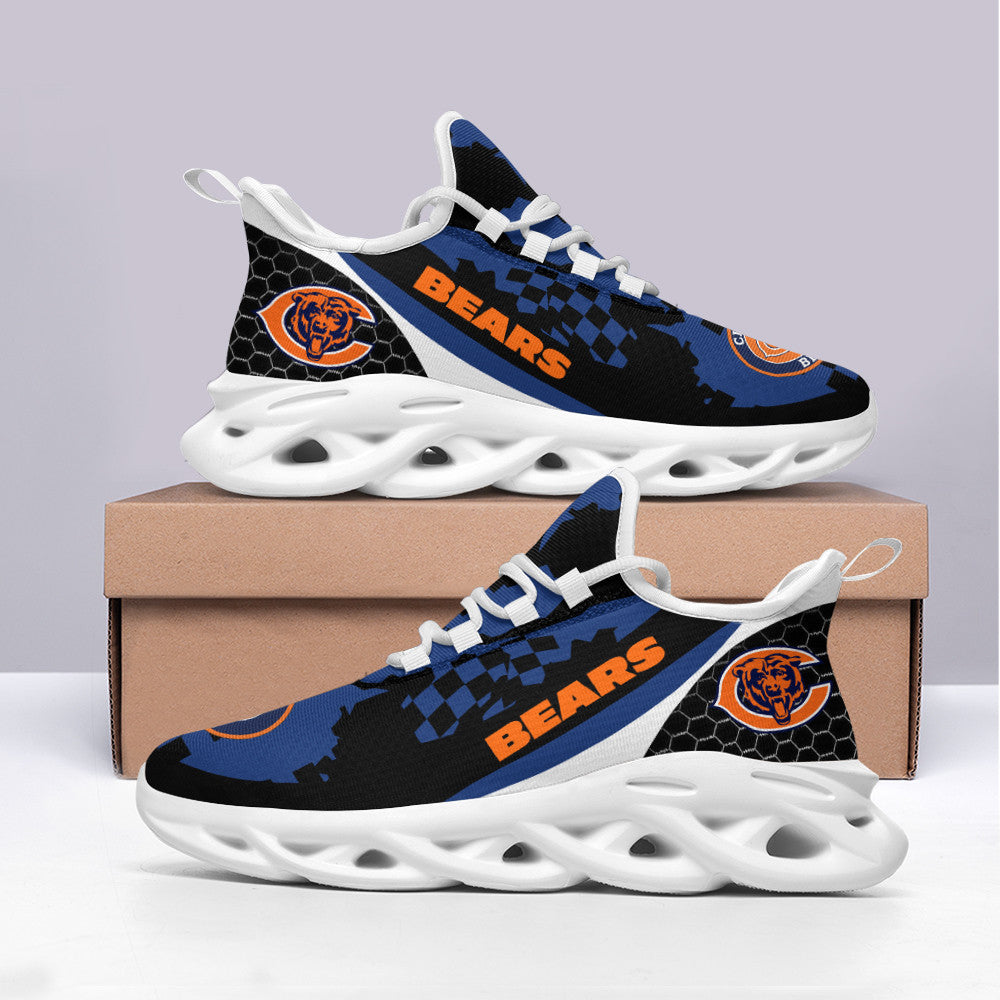 Ideafootwear Chicago Bears NFL Max Soul Shoes Sneakers For Men And Women