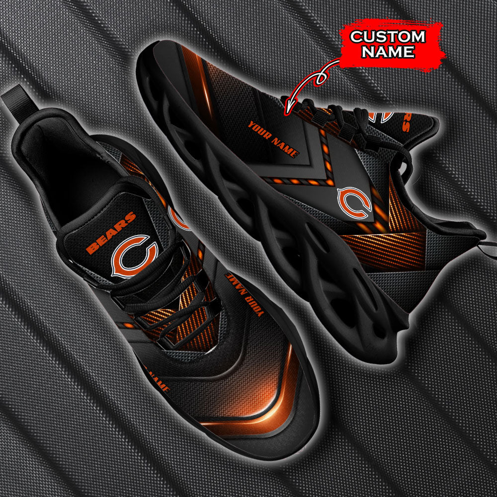 Ideafootwear Chicago Bears NFL Max Soul Shoes Sneakers For Men And Women
