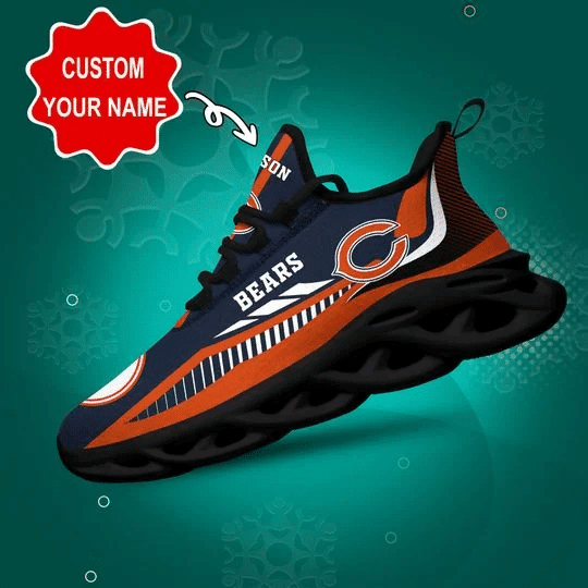Ideafootwear Chicago Bears NFL Max Soul Shoes Sneakers For Men And Women