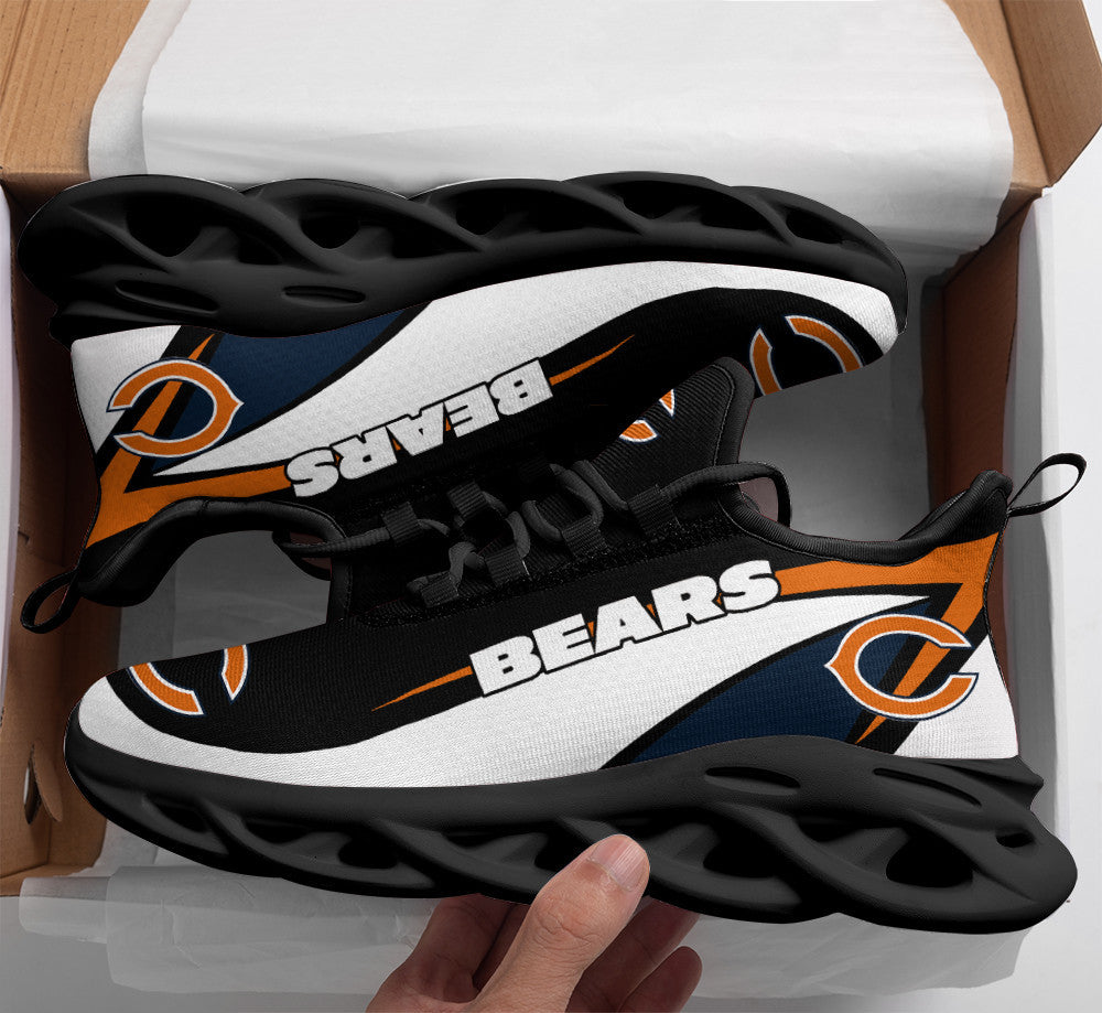 Ideafootwear Chicago Bears NFL Max Soul Shoes Sneakers For Men And Women