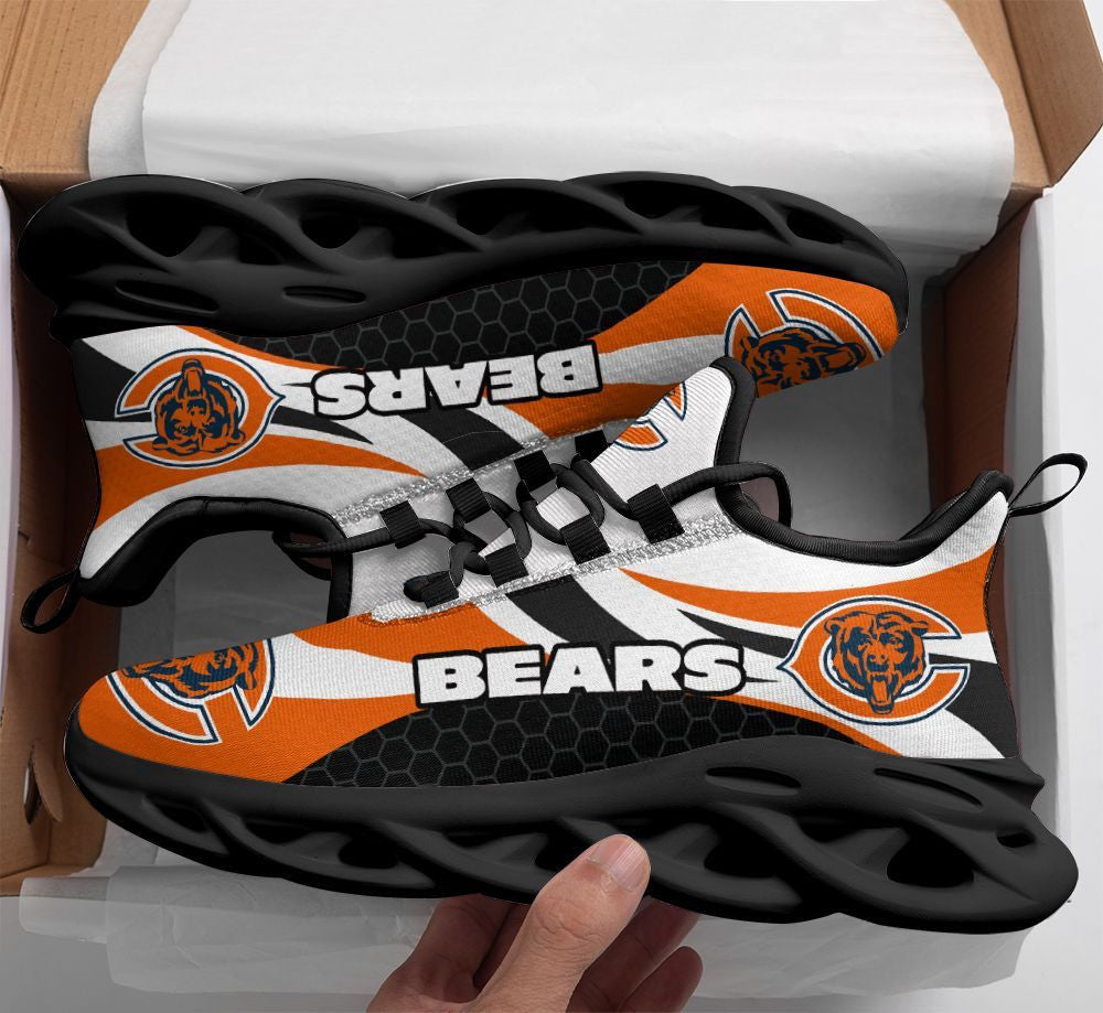 Ideafootwear Chicago Bears NFL Max Soul Shoes Sneakers For Men And Women