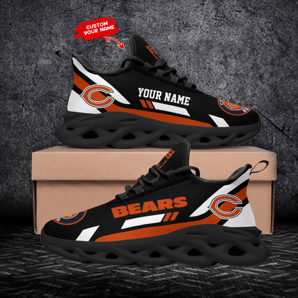 Ideafootwear Chicago Bears NFL Max Soul Shoes Sneakers For Men And Women