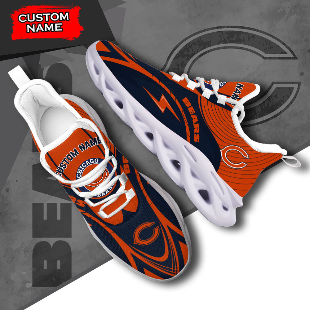 Ideafootwear Chicago Bears NFL Max Soul Shoes Sneakers For Men And Women