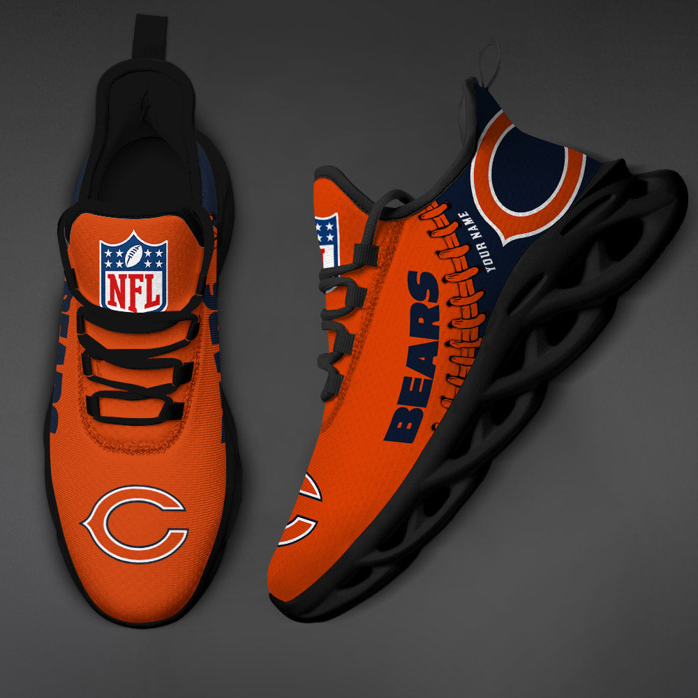 Ideafootwear Chicago Bears NFL Max Soul Shoes Sneakers For Men And Women