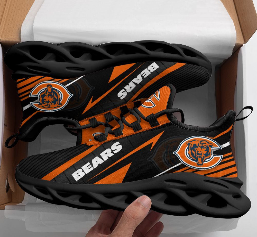 Ideafootwear Chicago Bears NFL Max Soul Shoes Sneakers For Men And Women