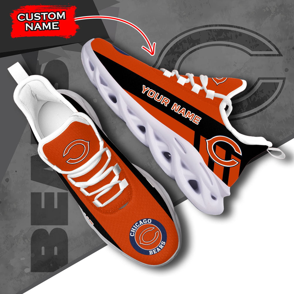 Ideafootwear Chicago Bears NFL Max Soul Shoes Sneakers For Men And Women