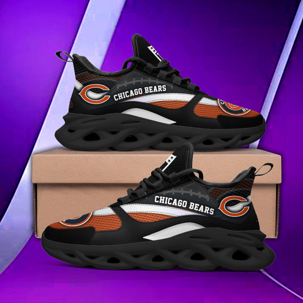 Ideafootwear Chicago Bears NFL Max Soul Shoes Sneakers For Men And Women
