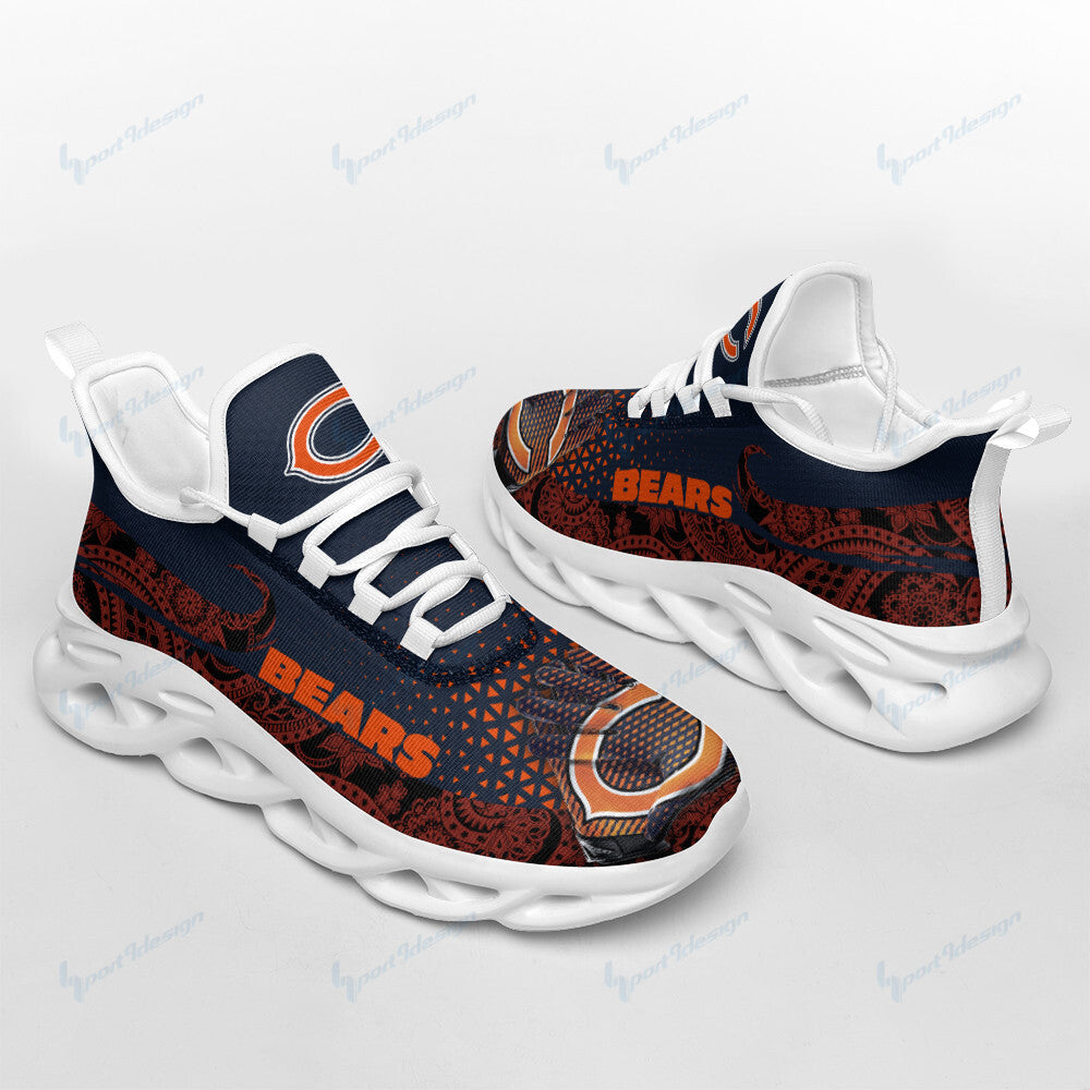 Ideafootwear Chicago Bears NFL Max Soul Shoes Sneakers For Men And Women