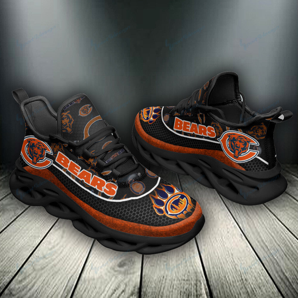 Ideafootwear Chicago Bears NFL Max Soul Shoes Sneakers For Men And Women