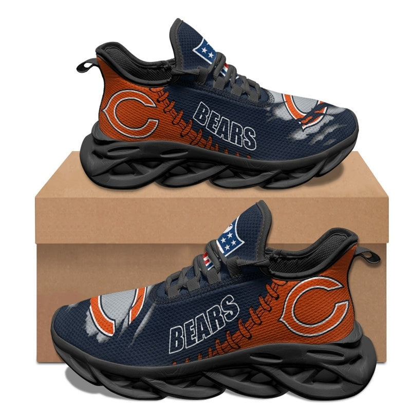Ideafootwear Chicago Bears NFL Max Soul Shoes Sneakers For Men And Women