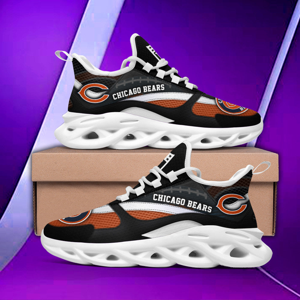 Ideafootwear Chicago Bears NFL Max Soul Shoes Sneakers For Men And Women