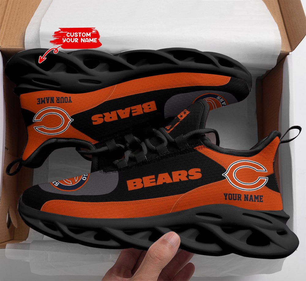 Ideafootwear Chicago Bears NFL Max Soul Shoes Sneakers For Men And Women