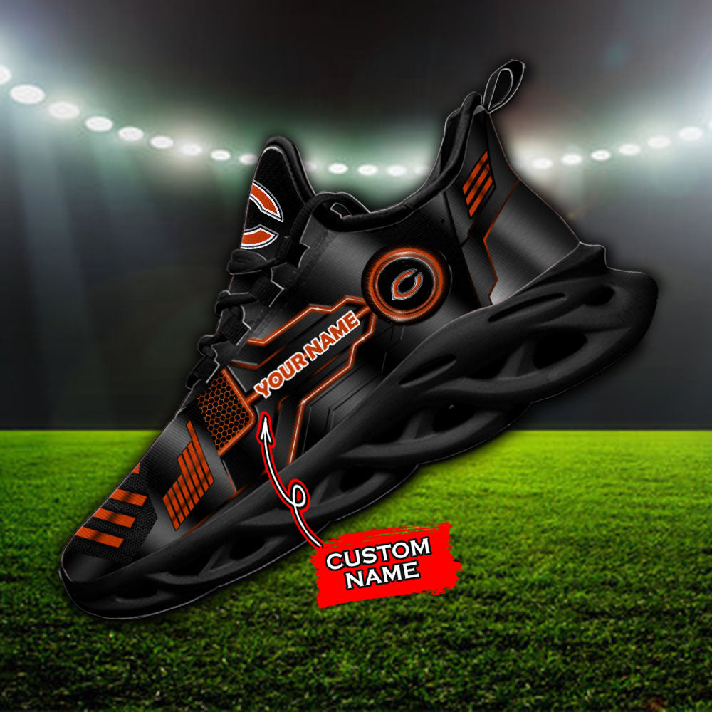Ideafootwear Chicago Bears NFL Max Soul Shoes Sneakers For Men And Women