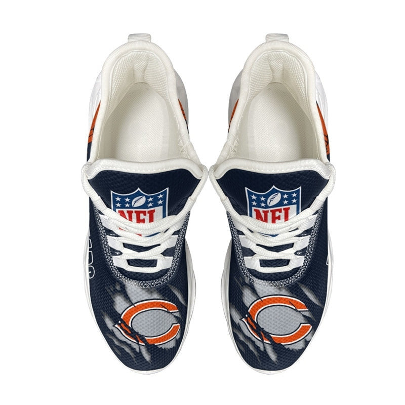 Ideafootwear Chicago Bears NFL Max Soul Shoes Sneakers For Men And Women