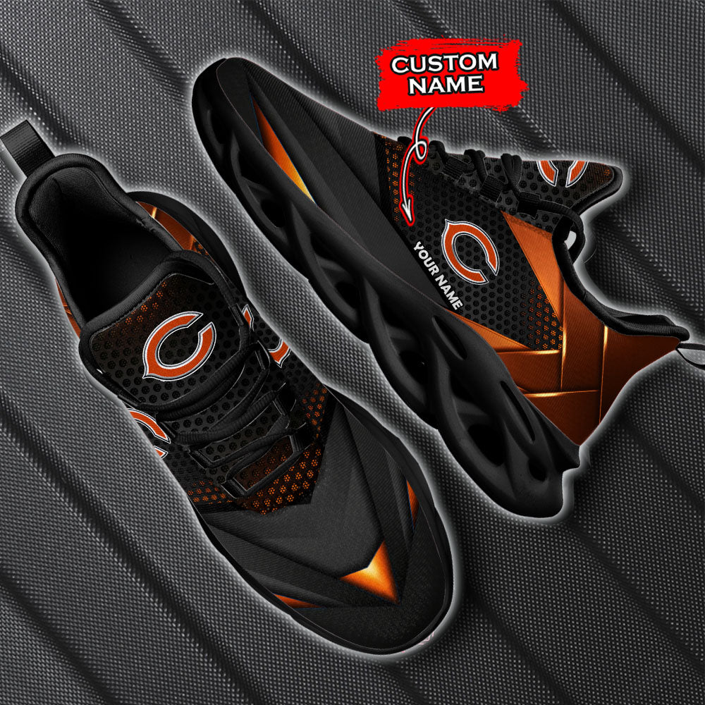 Ideafootwear Chicago Bears NFL Max Soul Shoes Sneakers For Men And Women