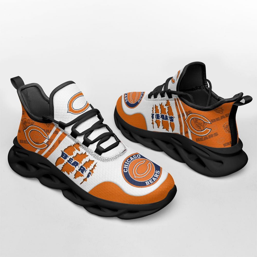 Ideafootwear Chicago Bears NFL Max Soul Shoes Sneakers For Men And Women