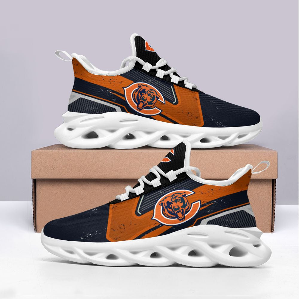 Ideafootwear Chicago Bears NFL Max Soul Shoes Sneakers For Men And Women