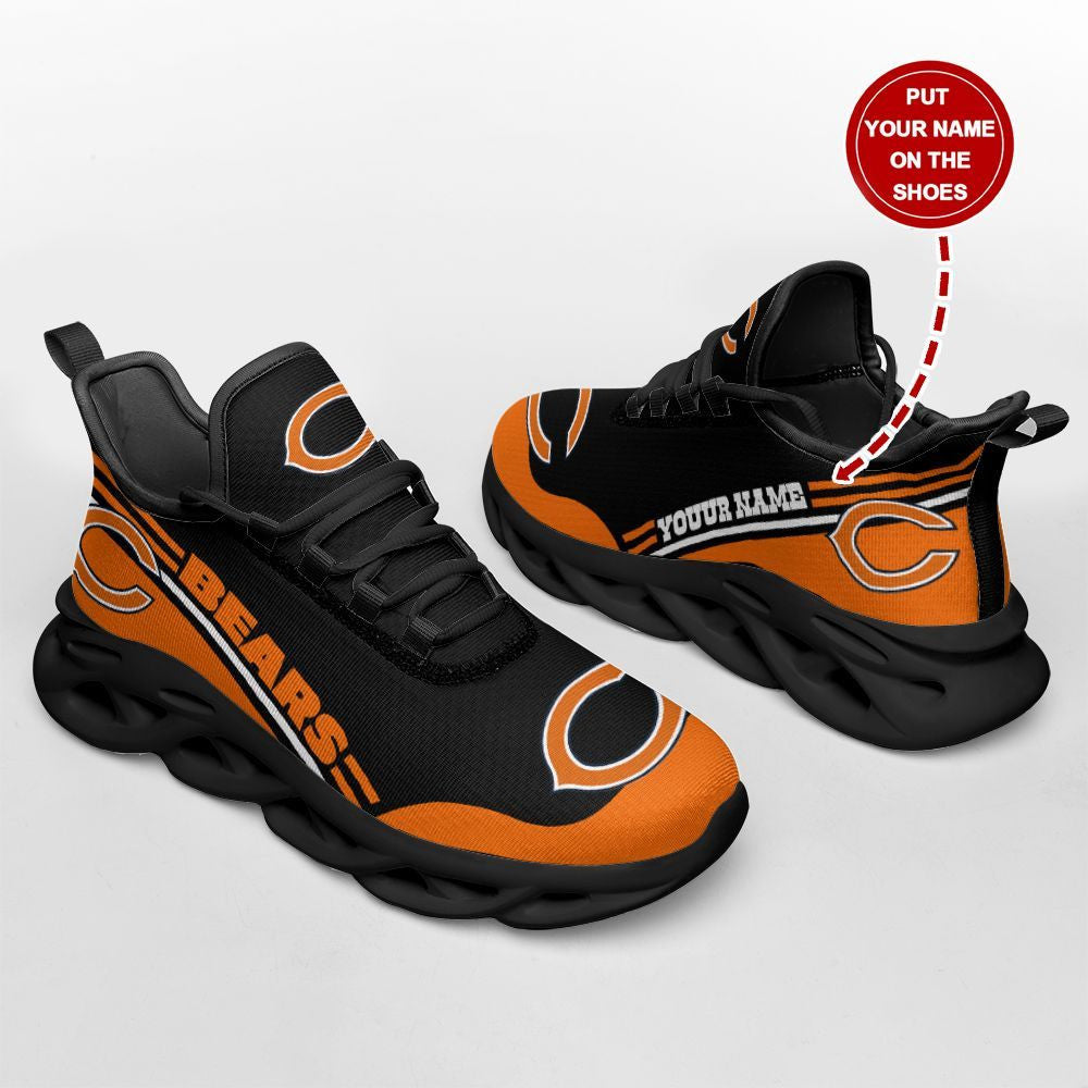Ideafootwear Chicago Bears NFL Max Soul Shoes Sneakers For Men And Women