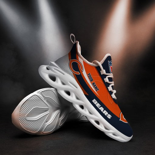 Ideafootwear Chicago Bears NFL Max Soul Shoes Sneakers For Men And Women