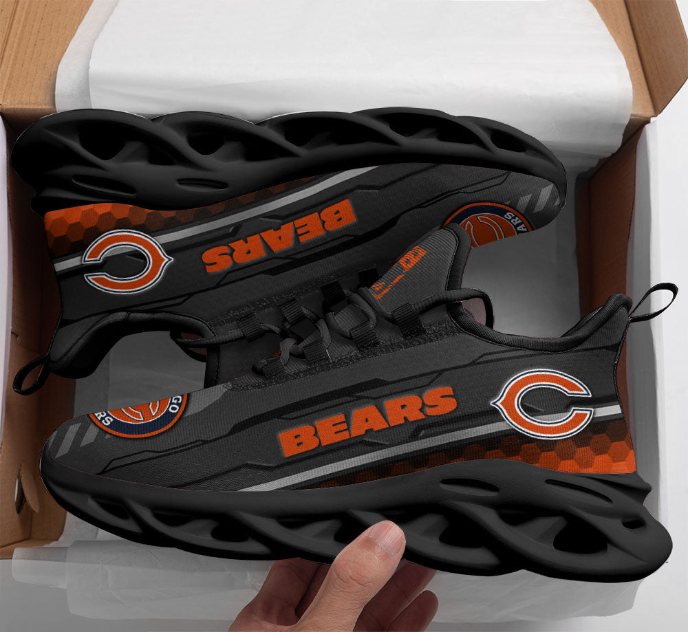 Ideafootwear Chicago Bears NFL Max Soul Shoes Sneakers For Men And Women