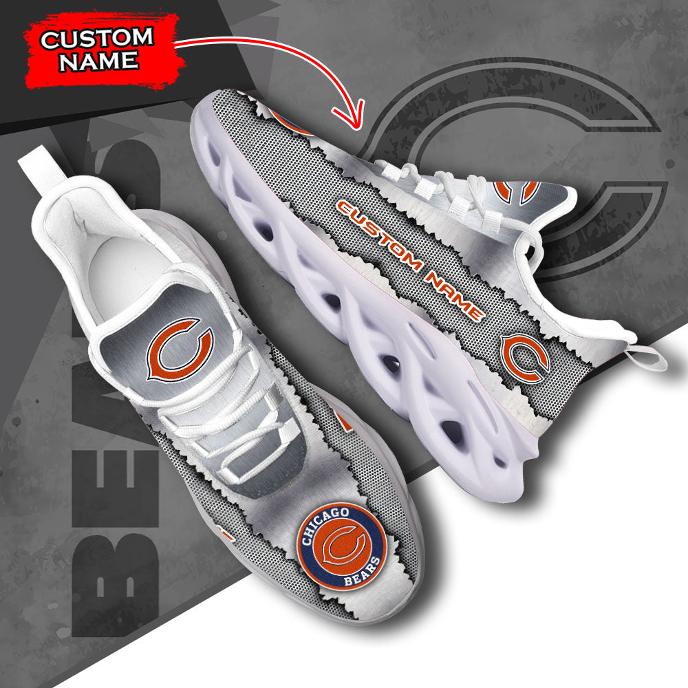 Ideafootwear Chicago Bears NFL Max Soul Shoes Sneakers For Men And Women