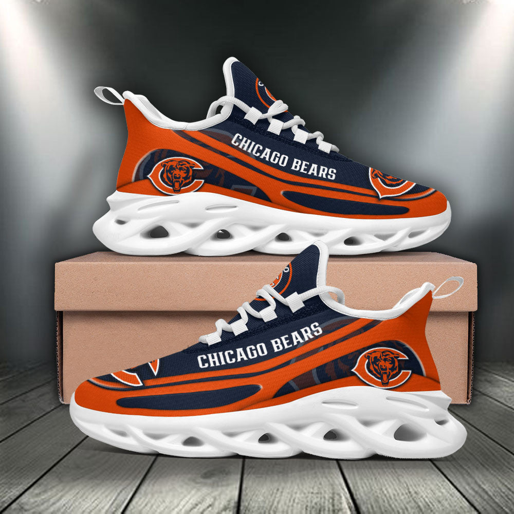 Ideafootwear Chicago Bears NFL Max Soul Shoes Sneakers For Men And Women