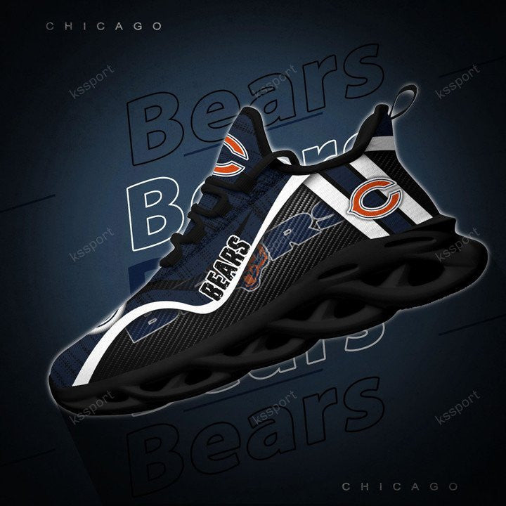 Ideafootwear Chicago Bears NFL Max Soul Shoes Sneakers For Men And Women