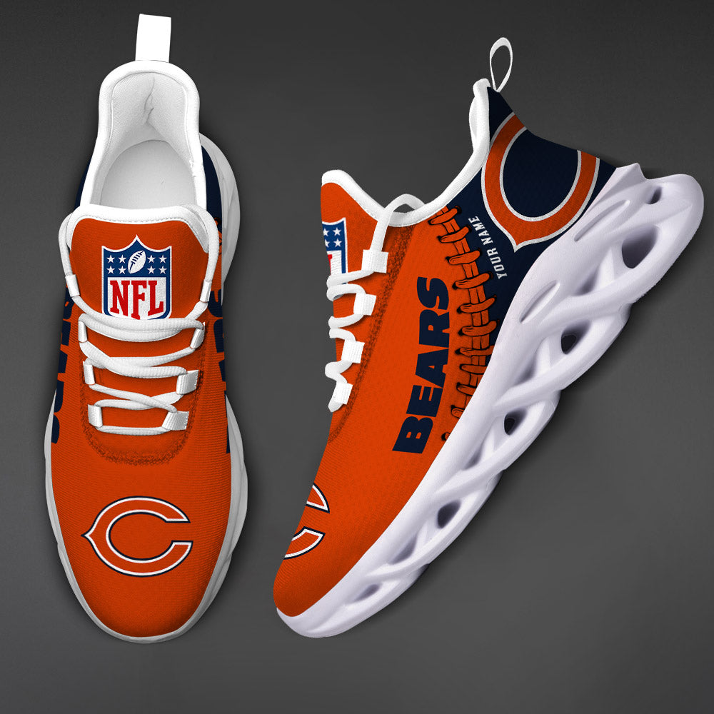 Ideafootwear Chicago Bears NFL Max Soul Shoes Sneakers For Men And Women