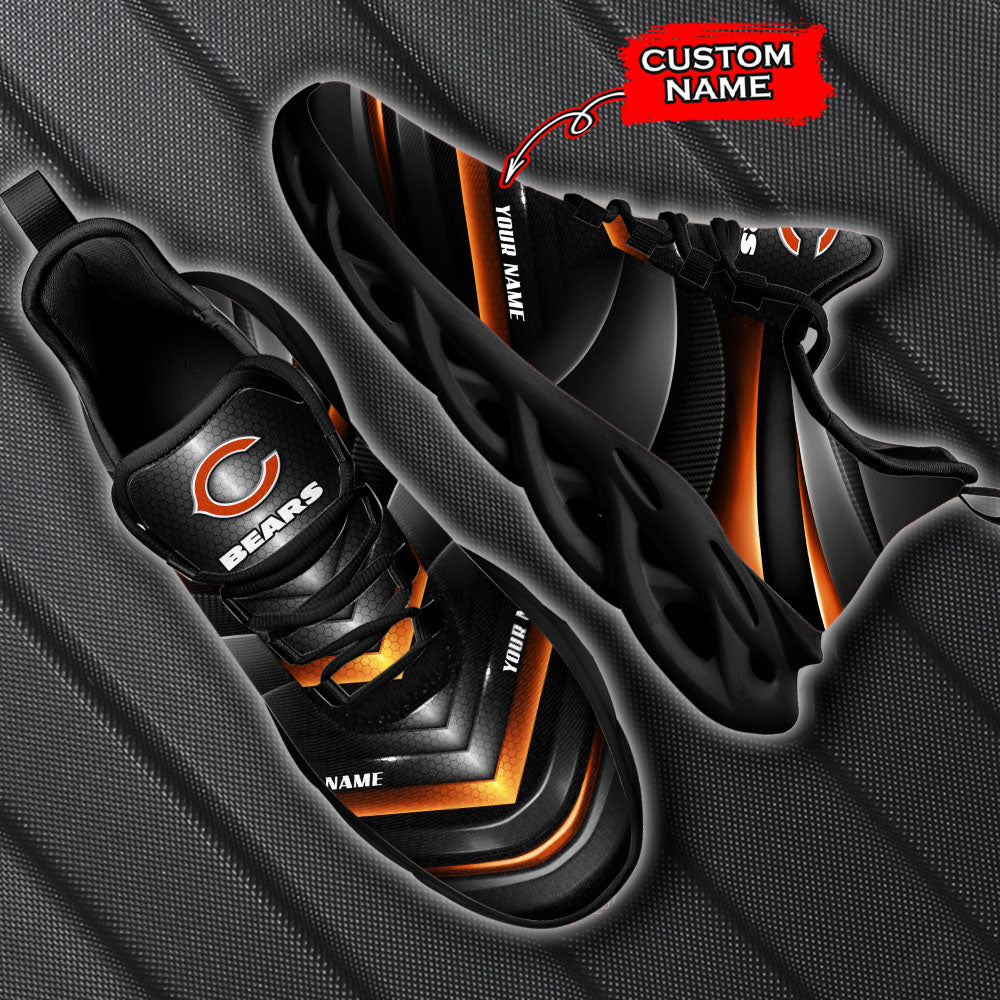 Ideafootwear Chicago Bears NFL Max Soul Shoes Sneakers For Men And Women