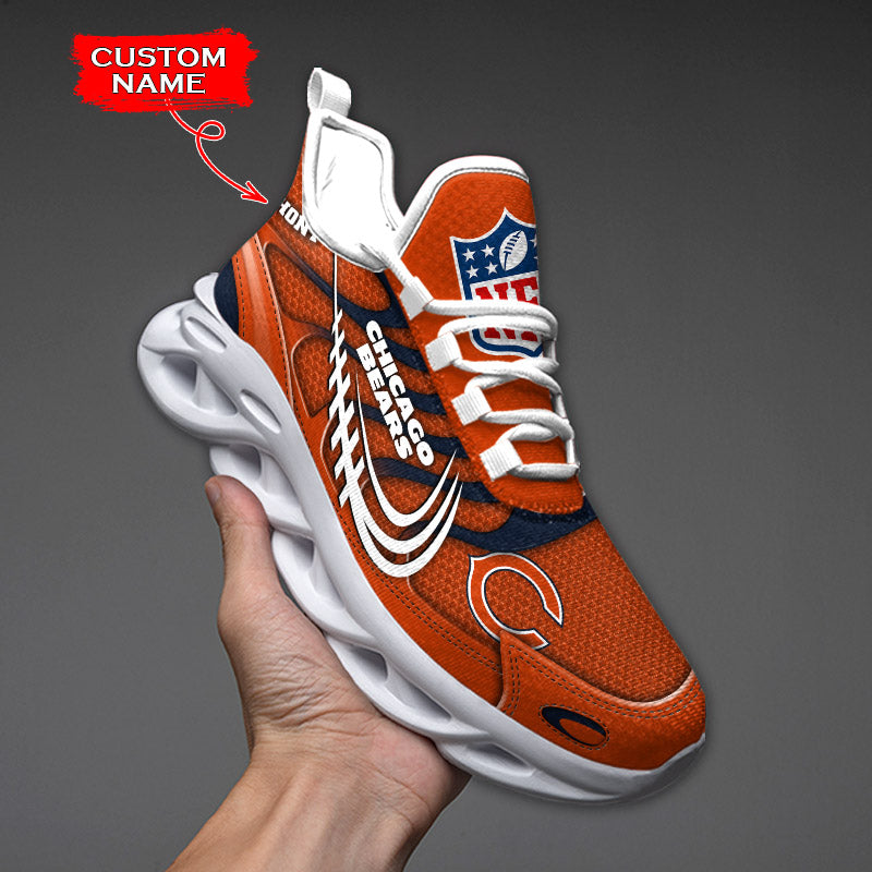 Ideafootwear Chicago Bears NFL Max Soul Shoes Sneakers For Men And Women