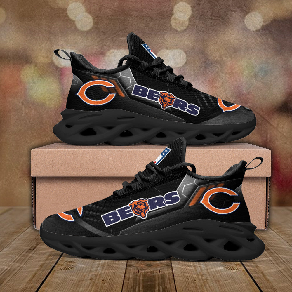 Ideafootwear Chicago Bears NFL Max Soul Shoes Sneakers For Men And Women