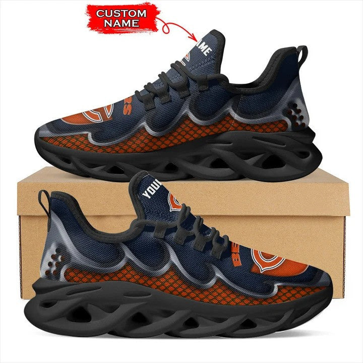 Ideafootwear Chicago Bears NFL Max Soul Shoes Sneakers For Men And Women