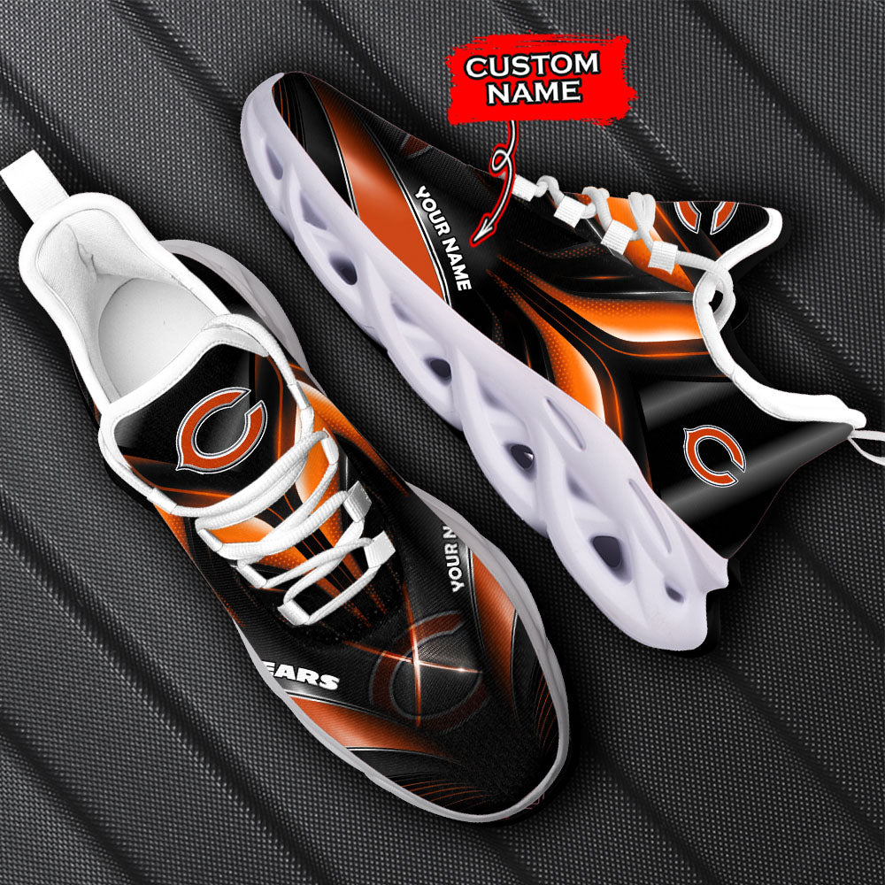 Ideafootwear Chicago Bears NFL Max Soul Shoes Sneakers For Men And Women
