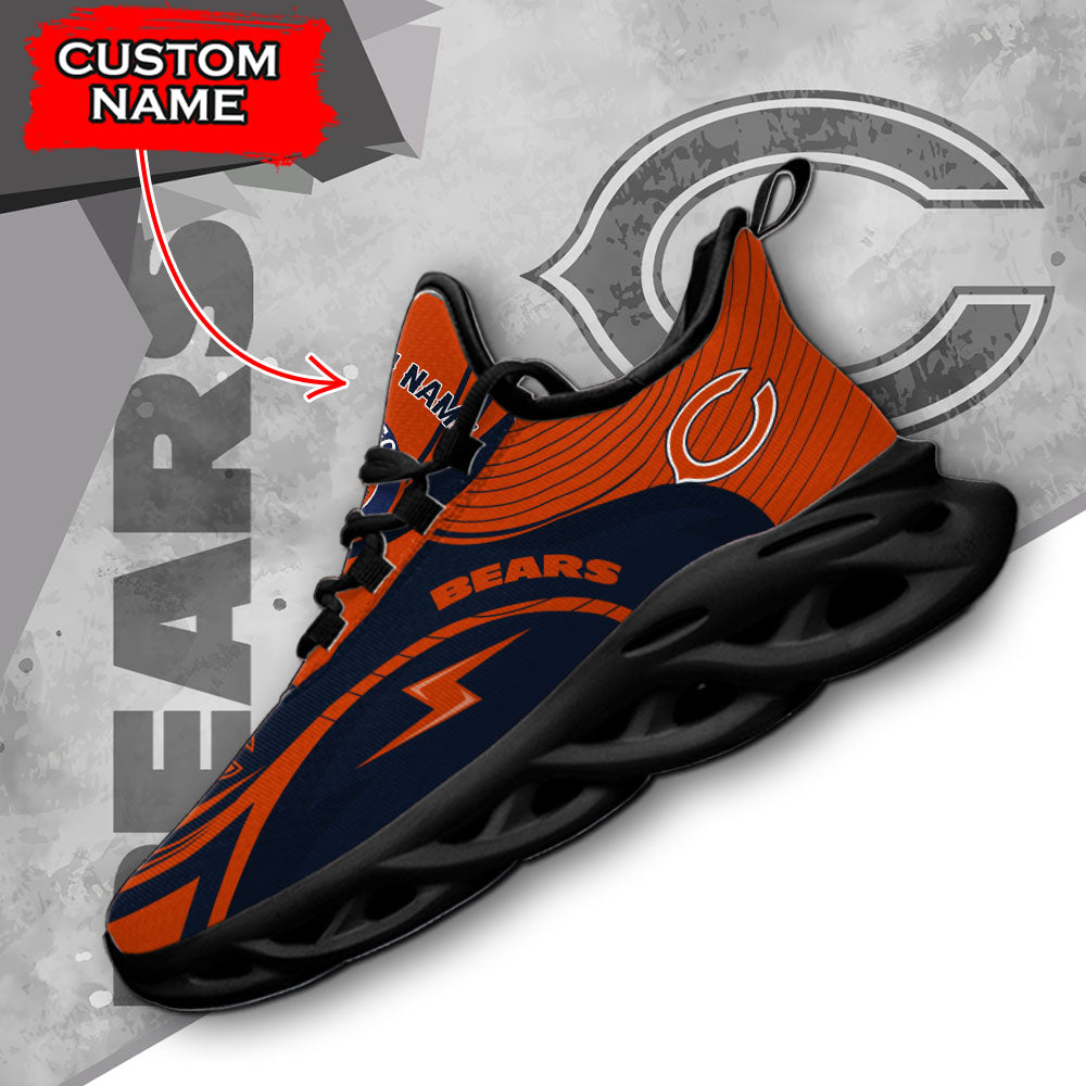Ideafootwear Chicago Bears NFL Max Soul Shoes Sneakers For Men And Women