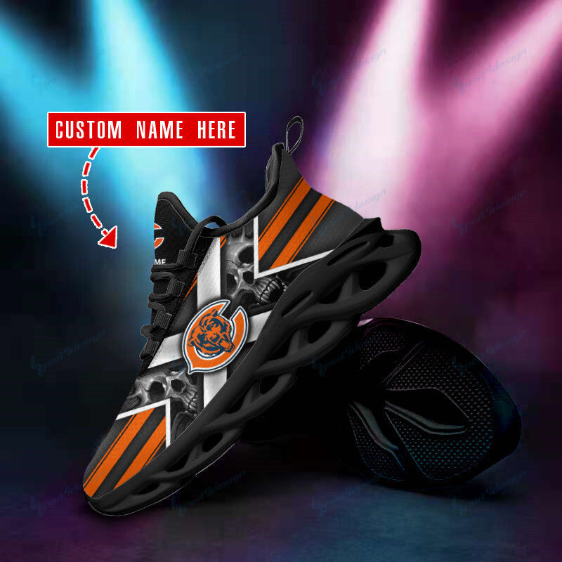 Ideafootwear Chicago Bears NFL Max Soul Shoes Sneakers For Men And Women