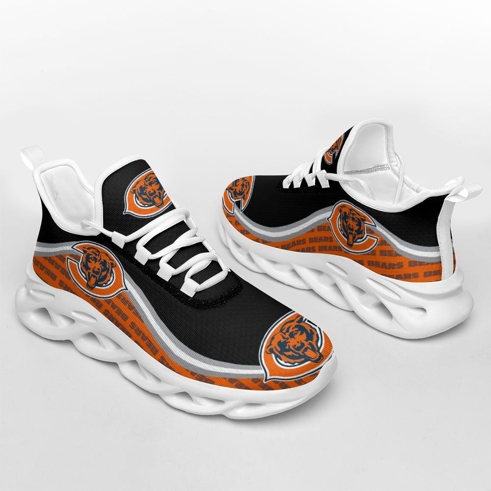 Ideafootwear Chicago Bears NFL Max Soul Shoes Sneakers For Men And Women