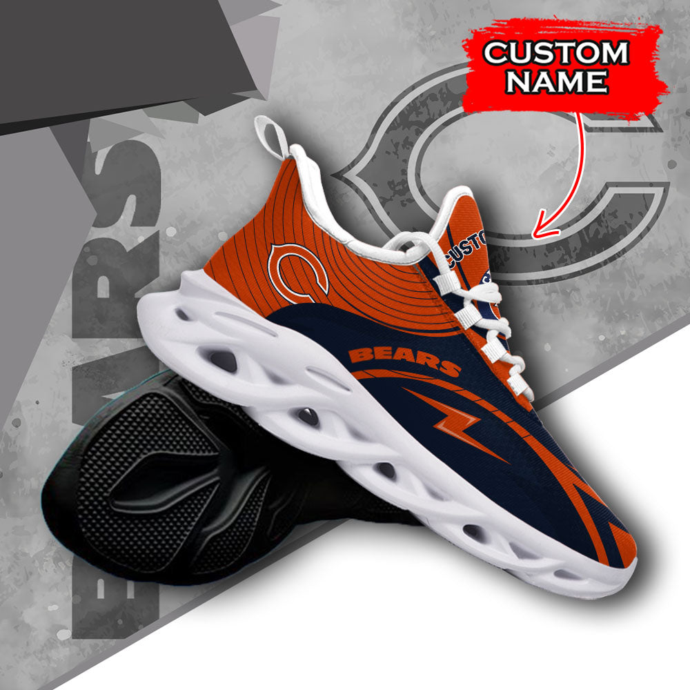 Ideafootwear Chicago Bears NFL Max Soul Shoes Sneakers For Men And Women