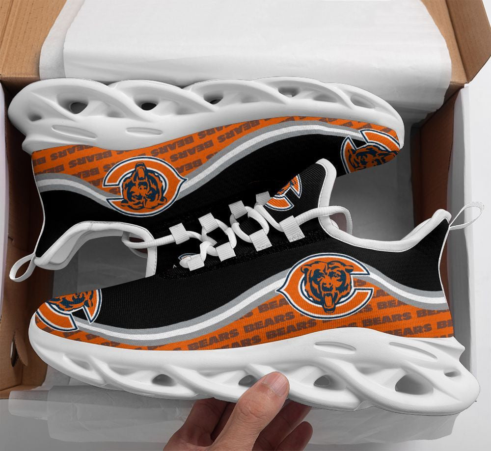 Ideafootwear Chicago Bears NFL Max Soul Shoes Sneakers For Men And Women