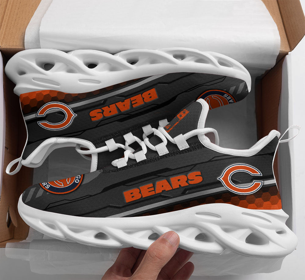 Ideafootwear Chicago Bears NFL Max Soul Shoes Sneakers For Men And Women