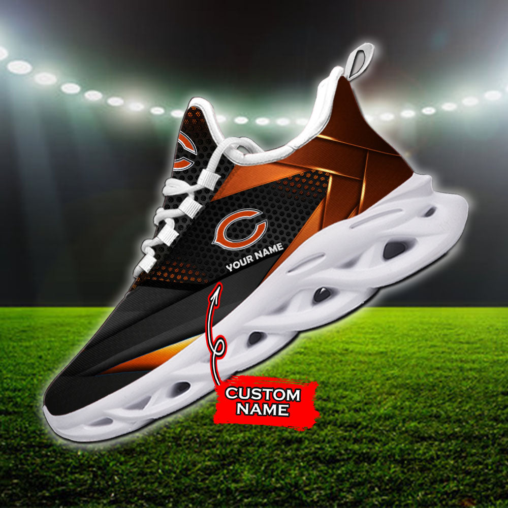 Ideafootwear Chicago Bears NFL Max Soul Shoes Sneakers For Men And Women