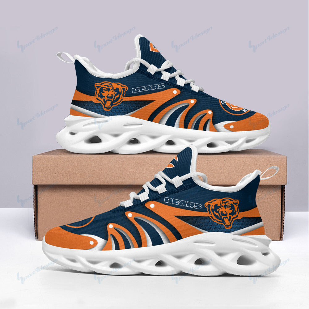 Ideafootwear Chicago Bears NFL Max Soul Shoes Sneakers For Men And Women