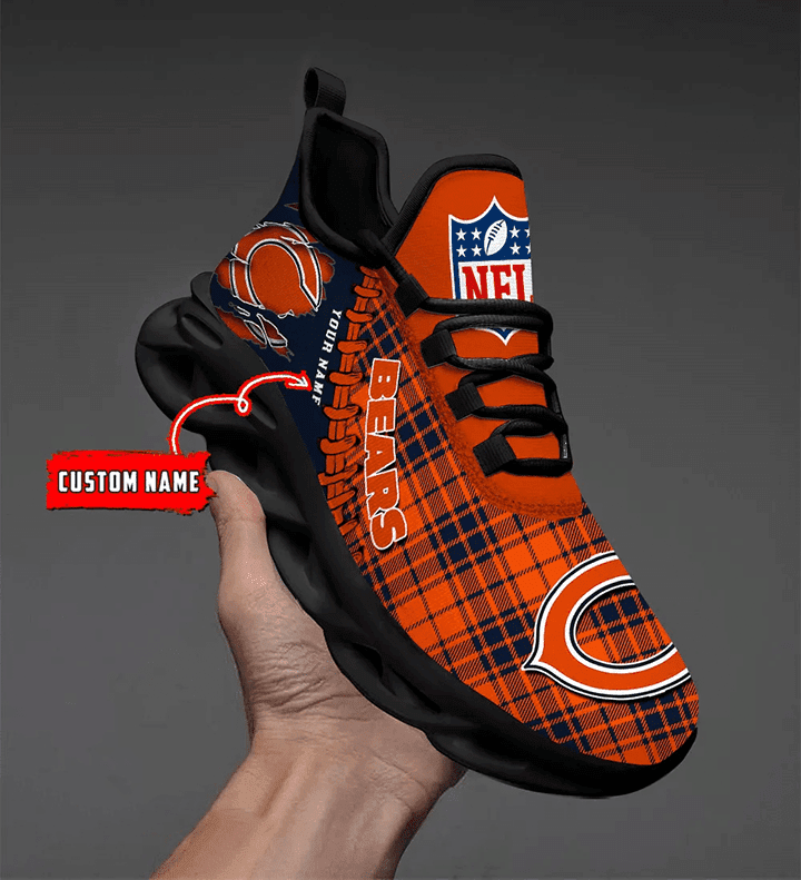 Ideafootwear Chicago Bears NFL Max Soul Shoes Sneakers For Men And Women