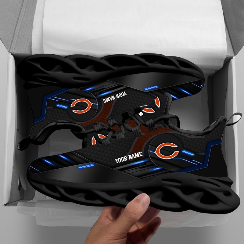 Ideafootwear Chicago Bears NFL Max Soul Shoes Sneakers For Men And Women