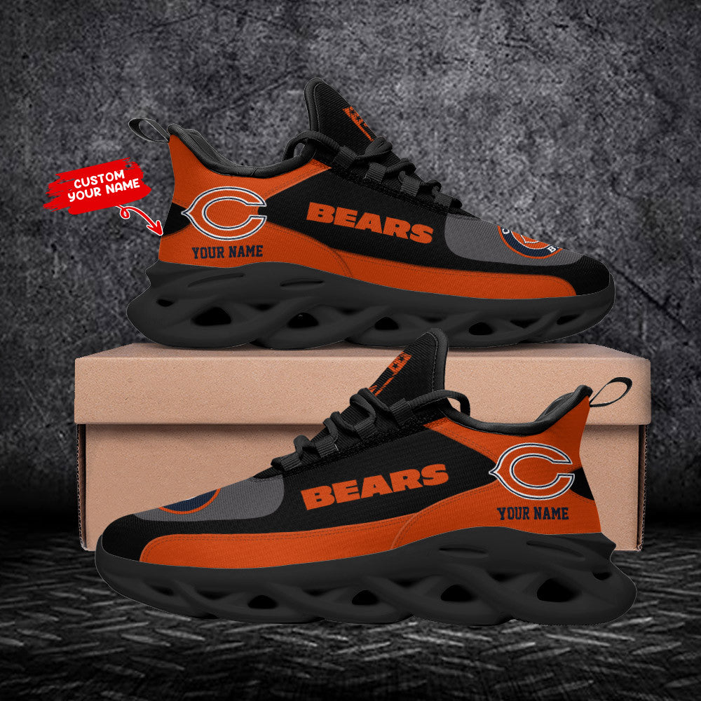 Ideafootwear Chicago Bears NFL Max Soul Shoes Sneakers For Men And Women